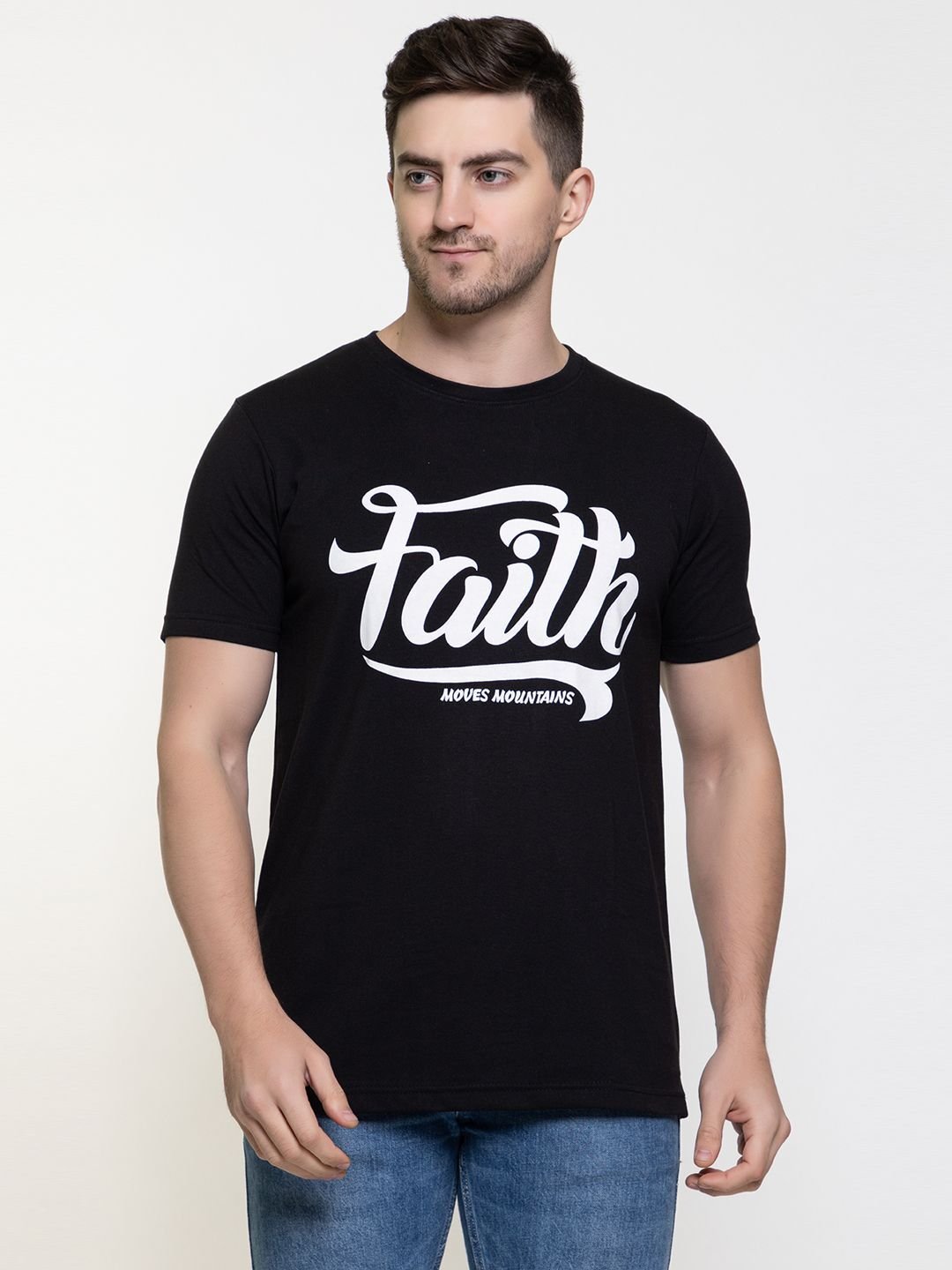 Faith Moves Mountain – Black – Meraki Fashion